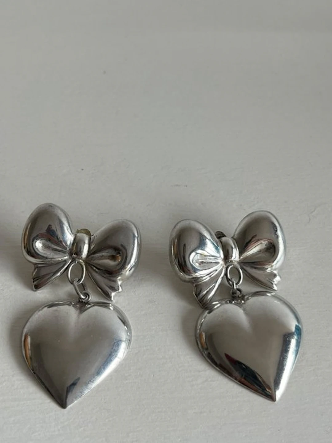 No reserve price - Earrings Silver - Vintage silver earrings