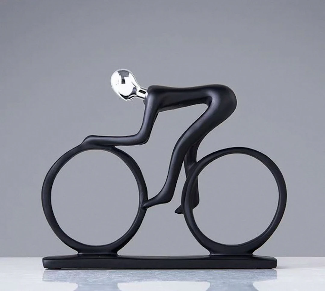 Sculpture, racing - 16.5 cm - Resin