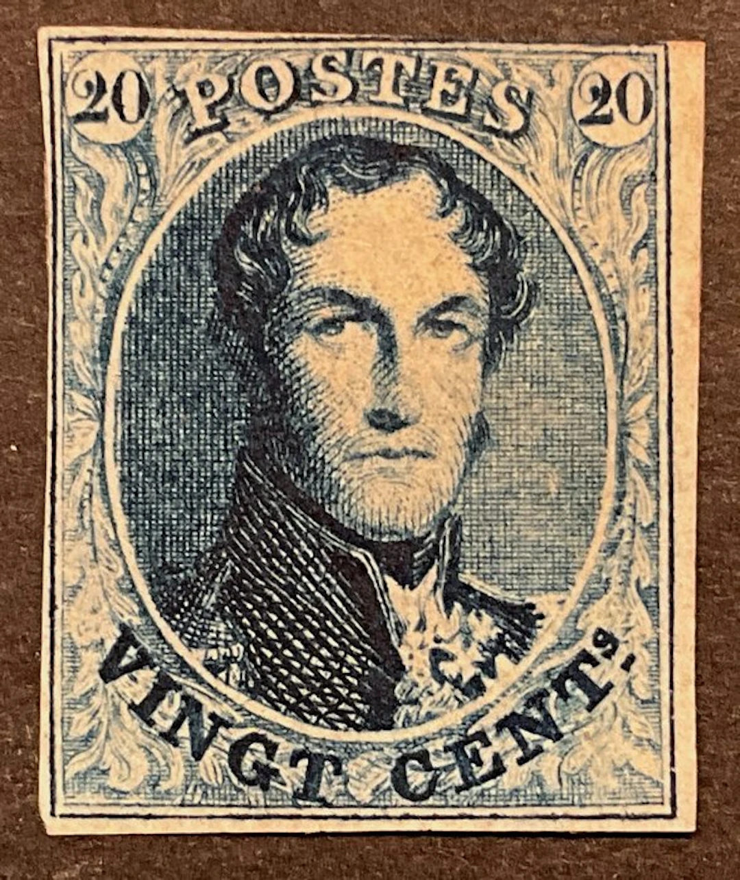 Belgium 1861 - Leopold I Medallion without watermark...