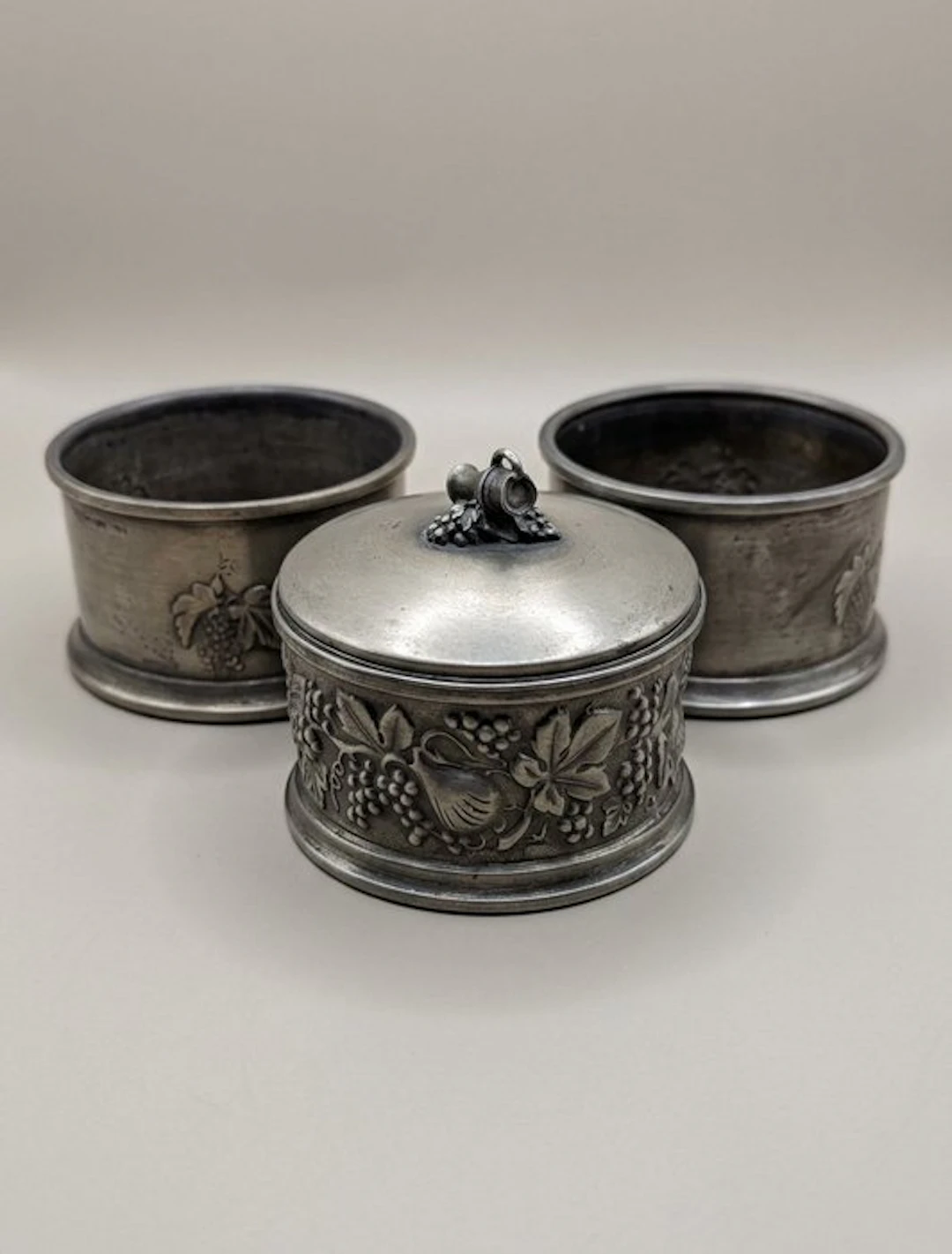 Brandimarte - Dinner set (4) - .900 silver - 2 bottle unders | 1 cup