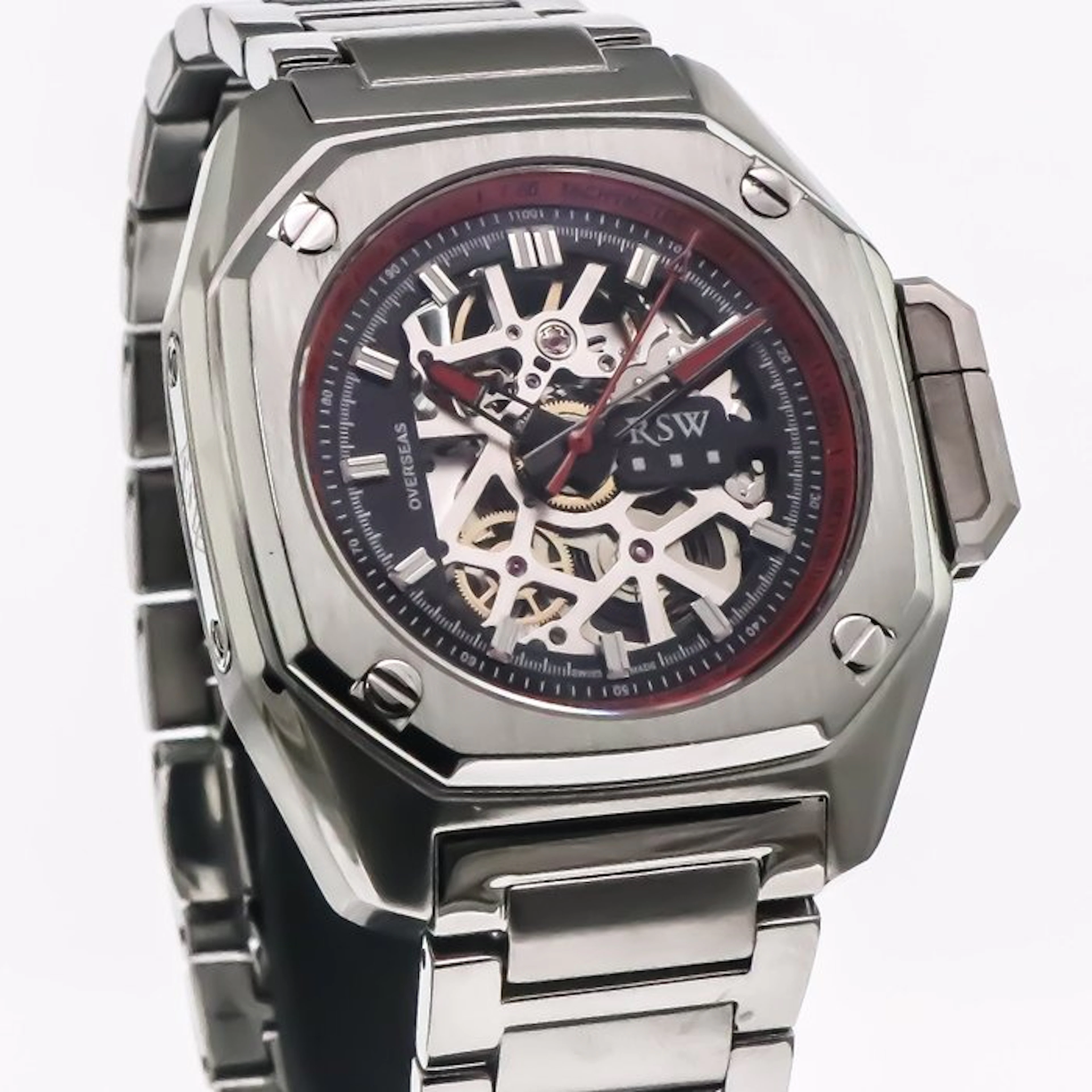 RSW - Overseas Swiss Automatic Watch - RSWA158SK-SS-5...