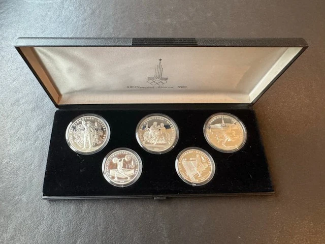 Russia, Soviet Union (USSR) Set of 5 coins: 5 & 10...