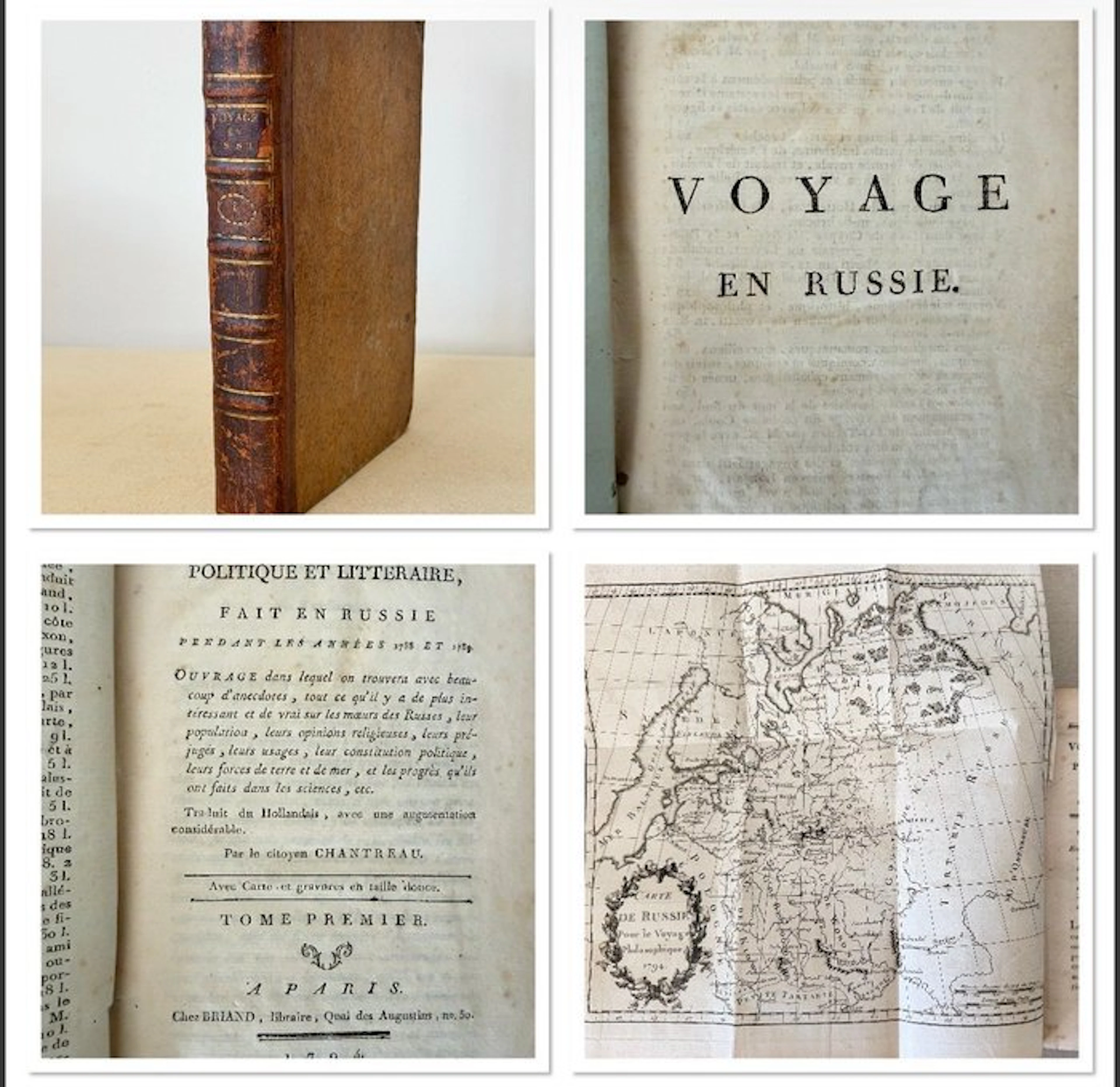 Chantreau - Voyage en Russie - 1794