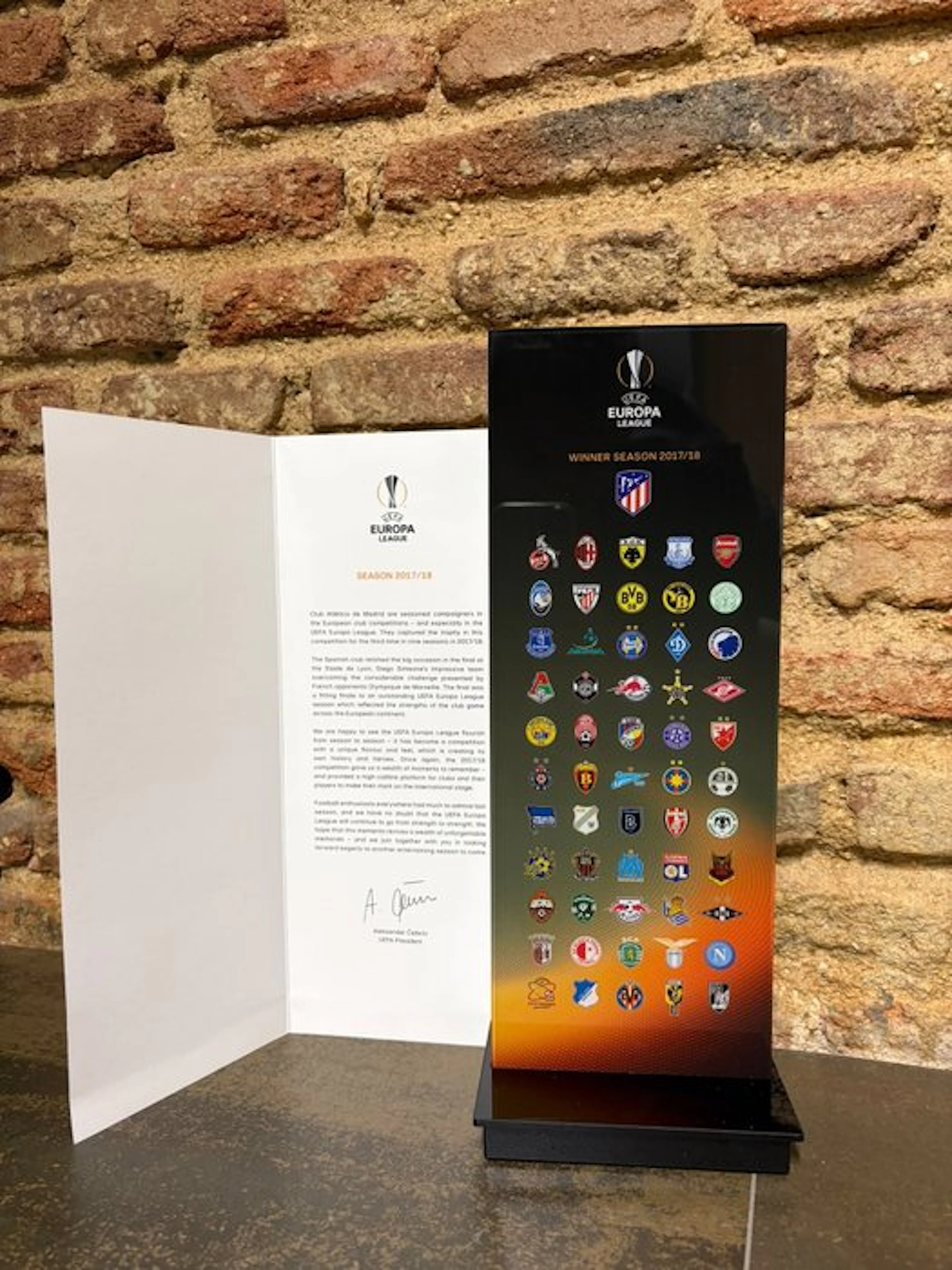 Atlético de Madrid - UEFA Europa League - 2018 - Event memorabilia