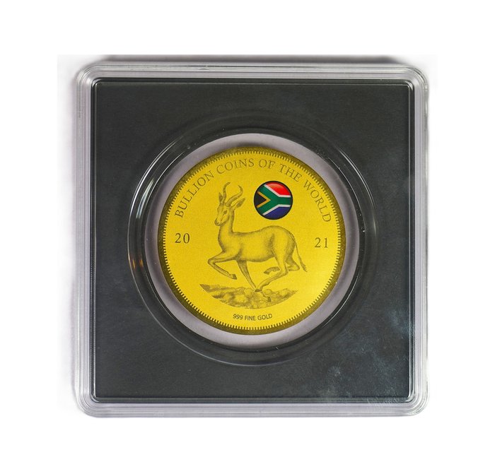 Chad. 5000 Francs CFA 2021 "Springbok'' – Bullion Coins...