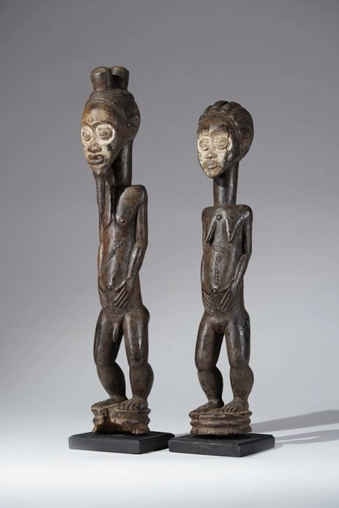 A wooden sculpture - Baule - Côte d'Ivoire