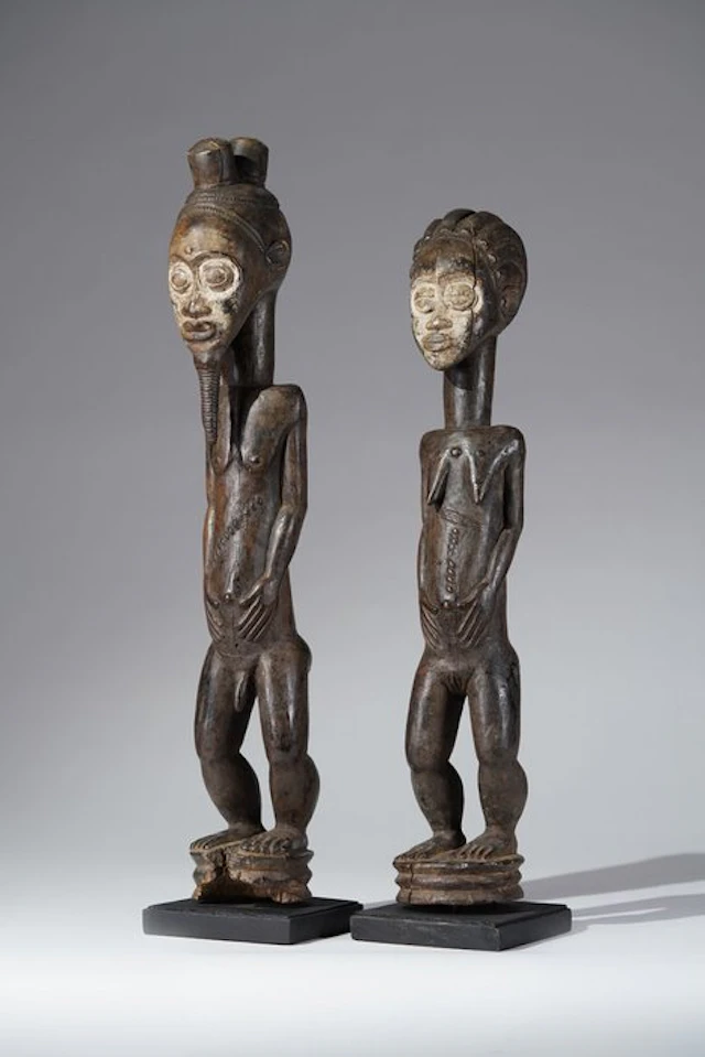 A wooden sculpture - Baule - Côte d'Ivoire