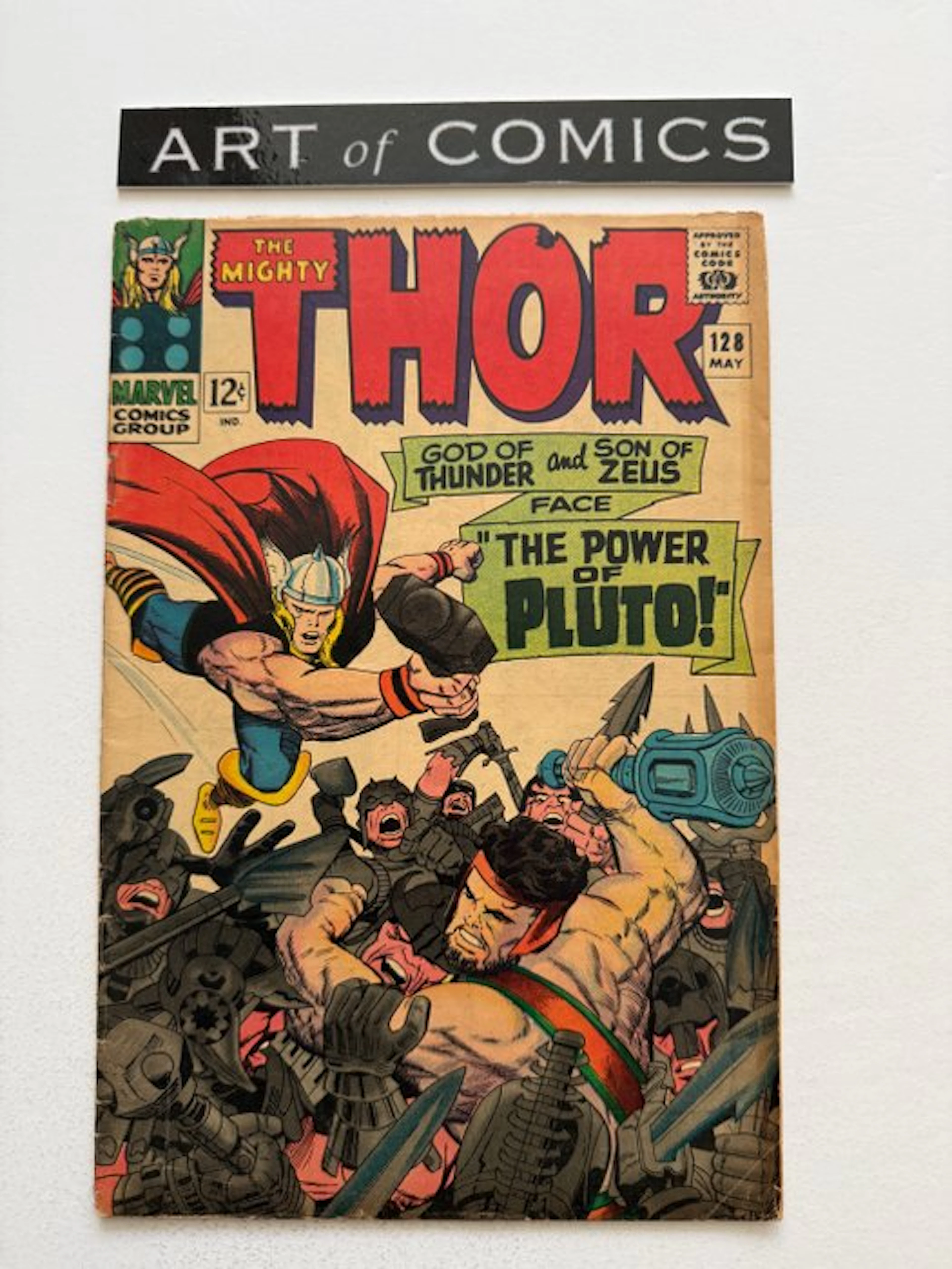 The Mighty Thor #128 - Hercules Appearance - 1 Comic - First edition - 1966