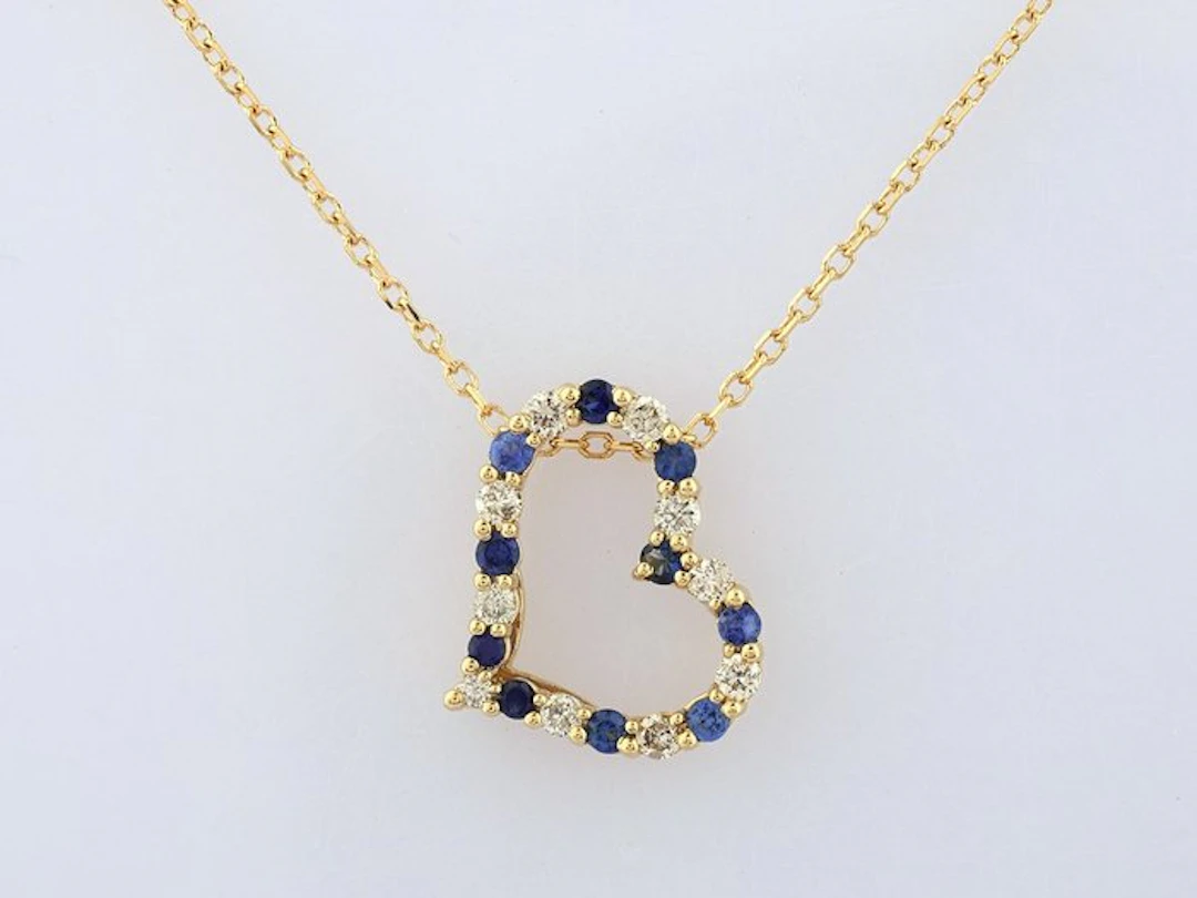 No reserve price - Necklace with pendant - 14 kt