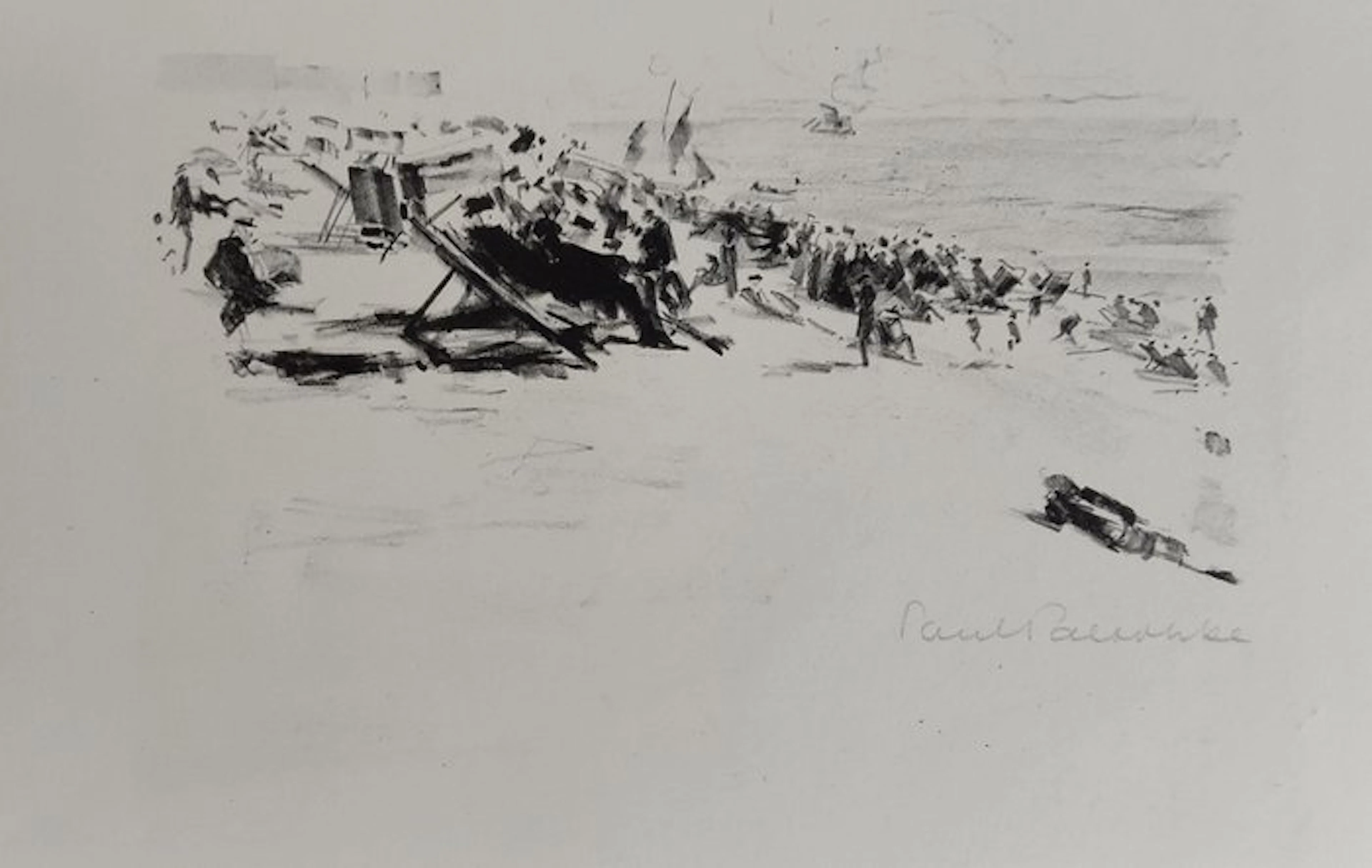 Paul Paeschke (1875–1943) - Am Strand