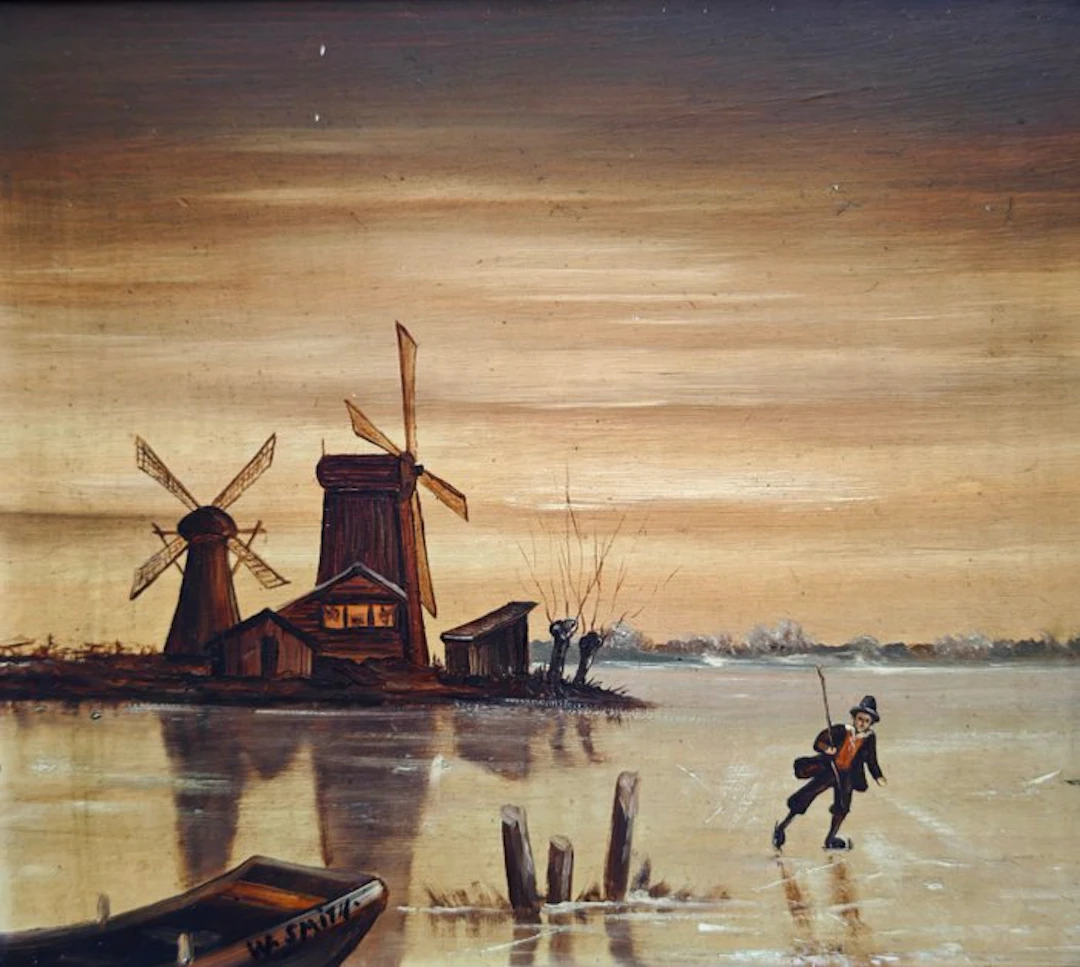 W. Smith (XX) - Le Patineur solitaire - NO RESERVE