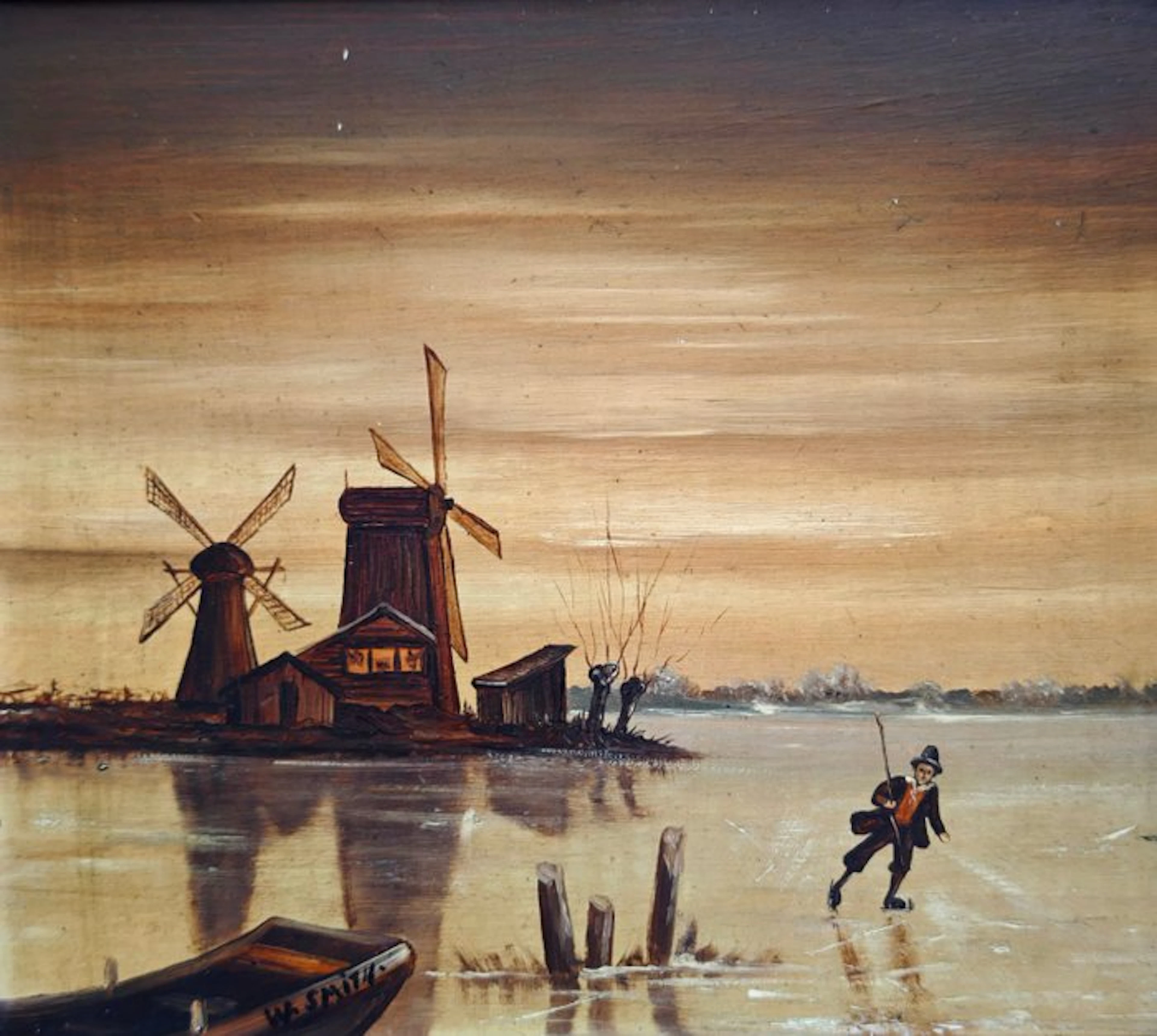 W. Smith (XX) - Le Patineur solitaire - NO RESERVE