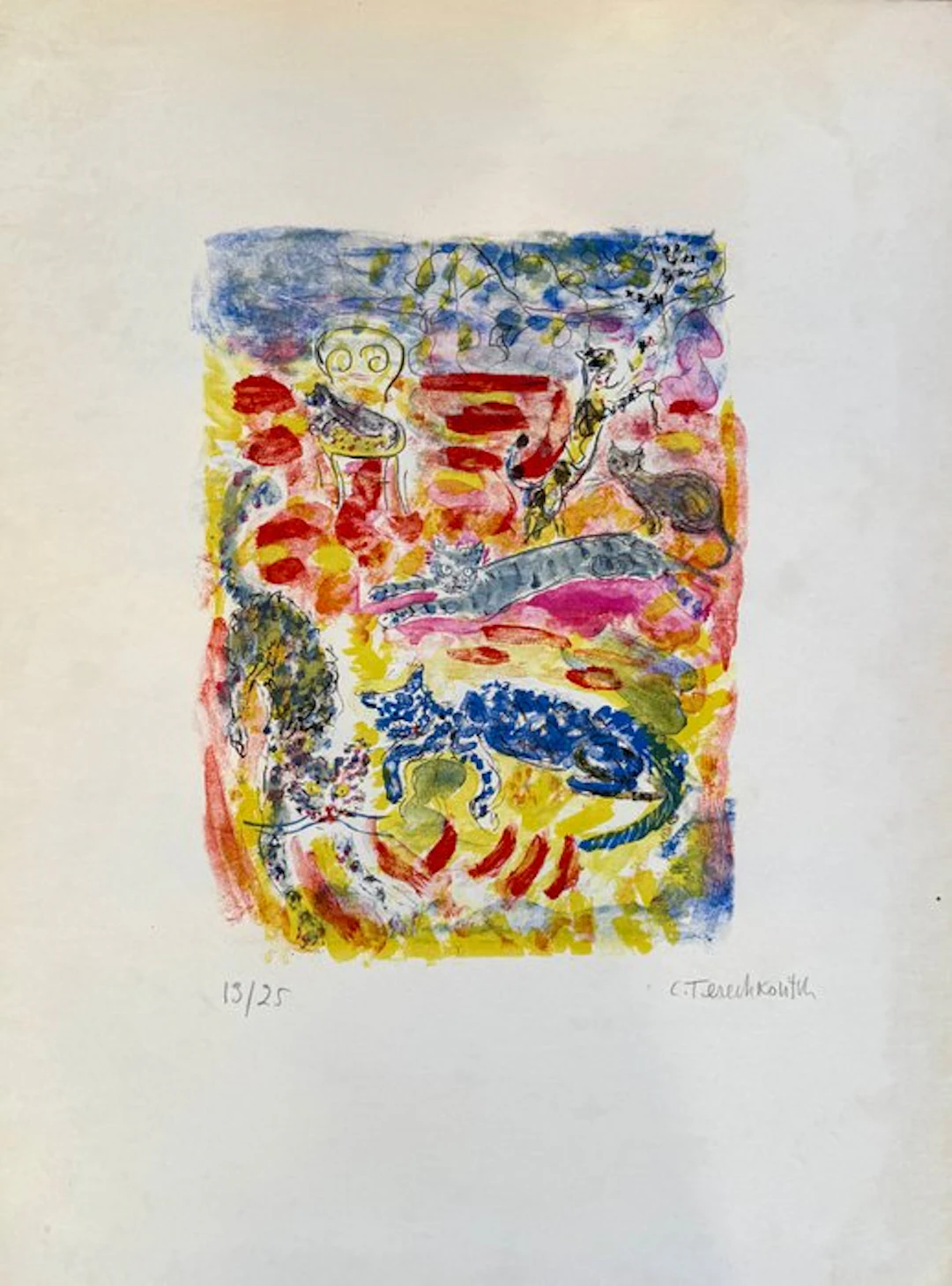 Constantin Terechkovitch (1902-1978) - Les chats