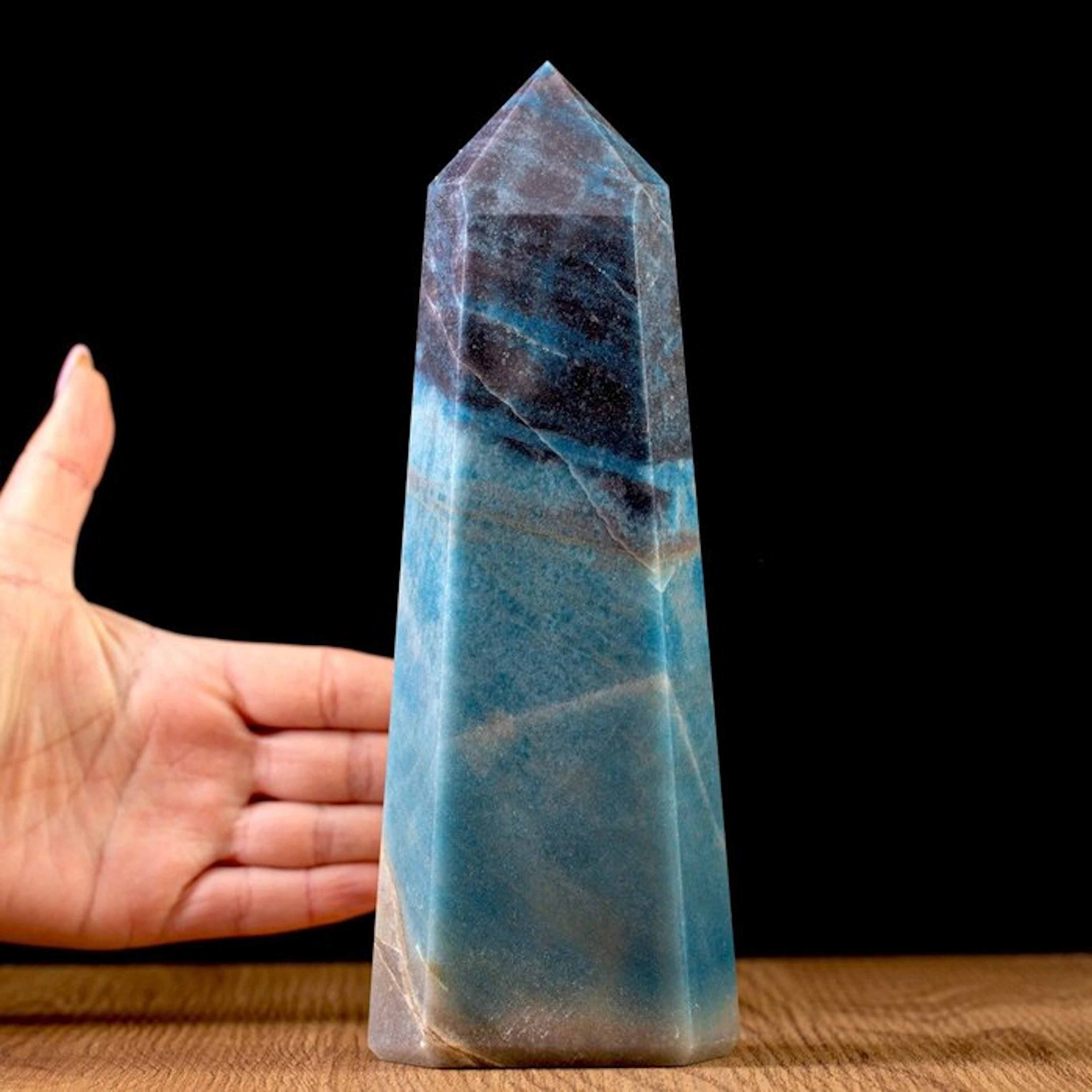 Trolleite Obelisks - Natural Stratifications Quartz...