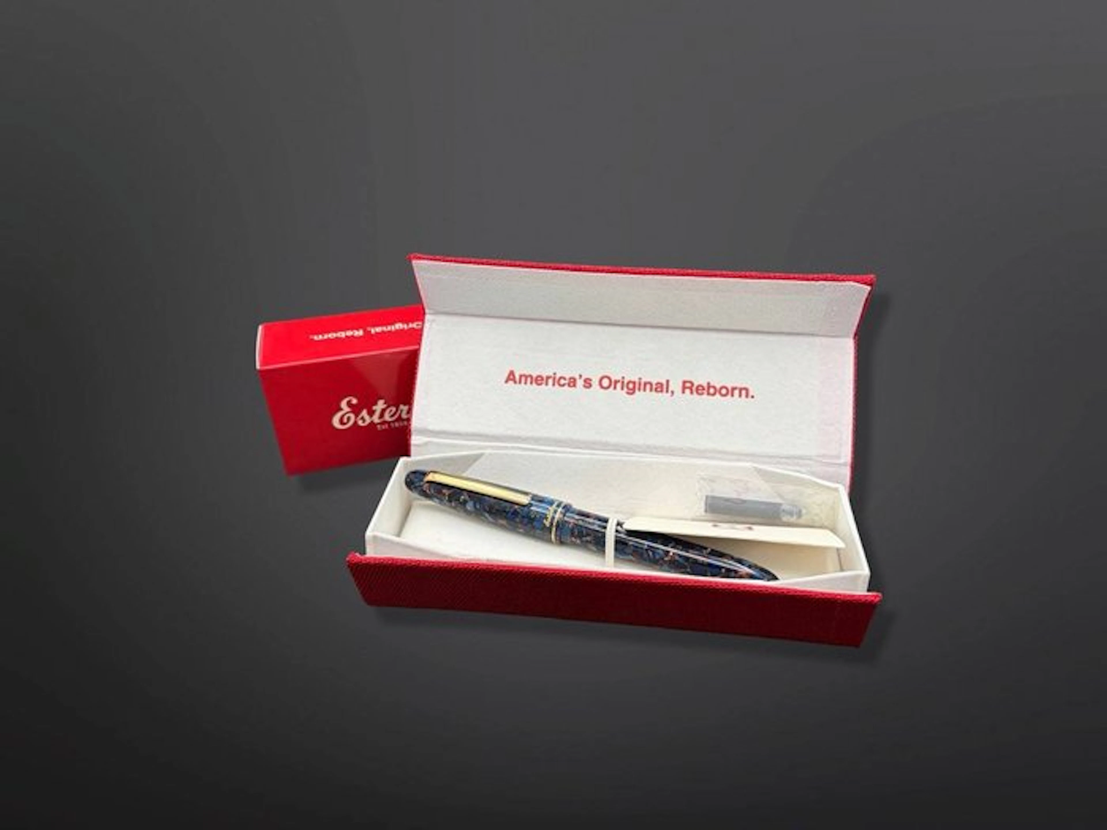 Esterbrook - Estie "Nouveau Blue Gold" - Medium (M) Nib...