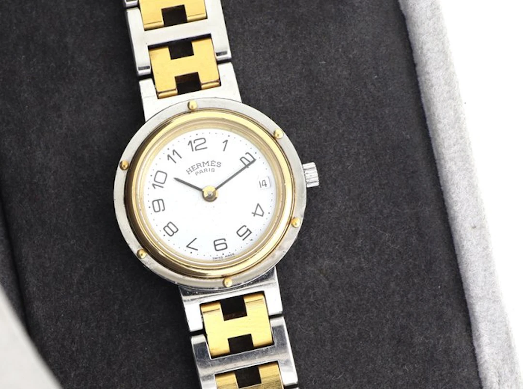 Hermès - Clipper Quartz Two-Tone Lady - No reserve price - Women - 1990-1999