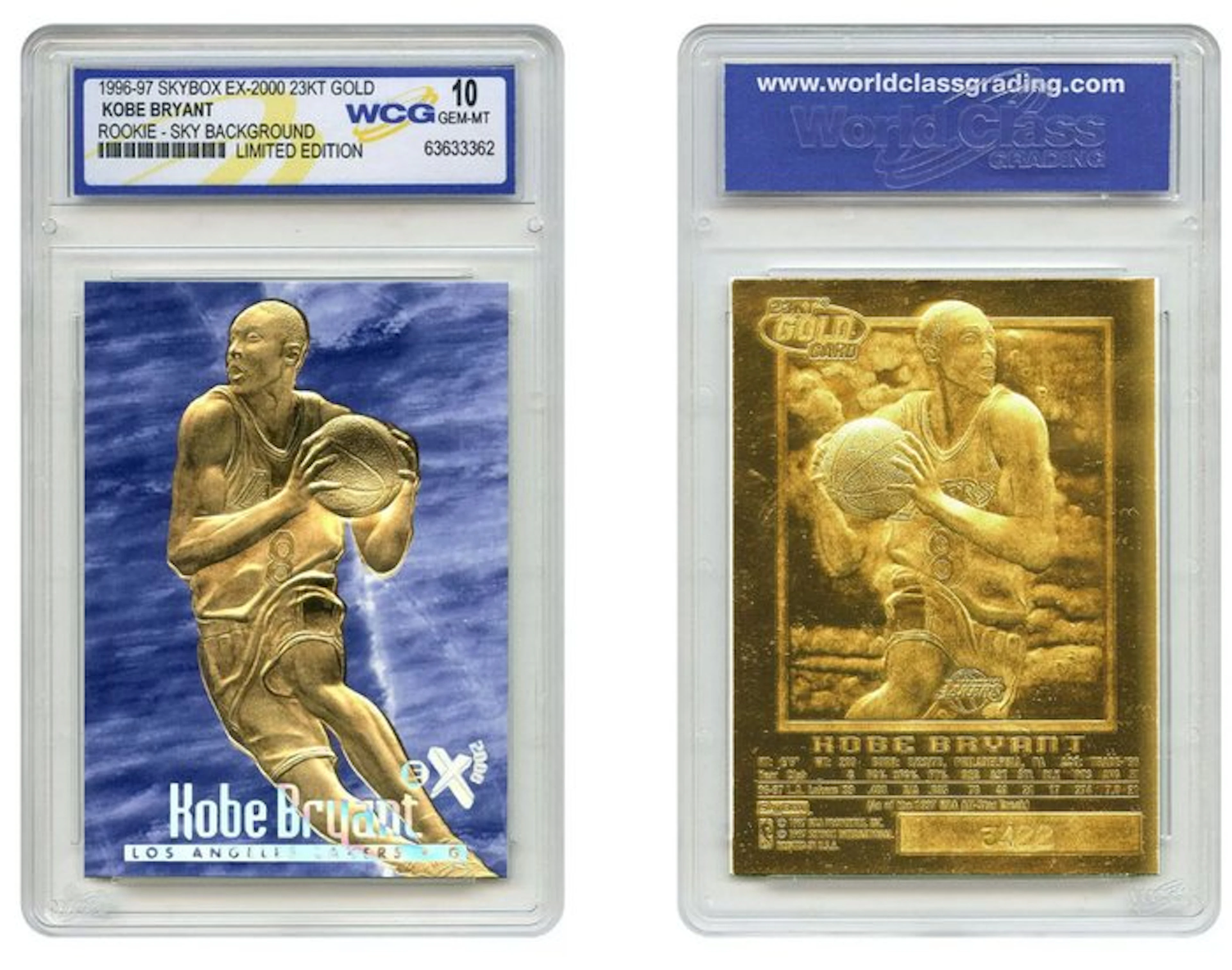 1996/97 Skybox Kobe Bryant Rookie - Sky Blackground...
