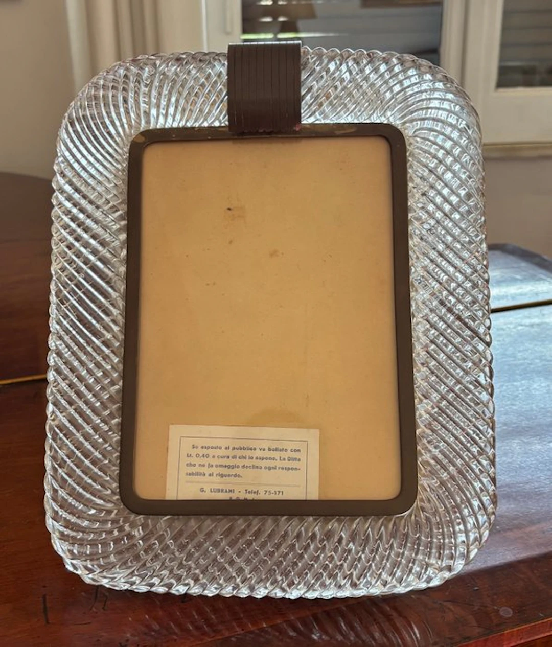 Murano - Picture frame - Murano glass - Vintage Murano frame