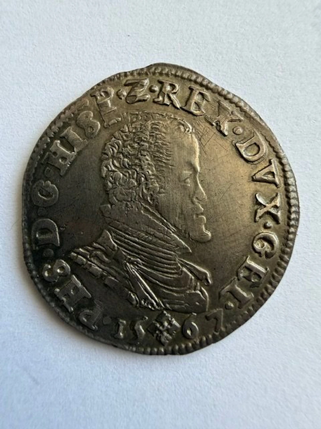 Spanish Netherlands Philip II. 1/5 Philipsdaalder 1567
