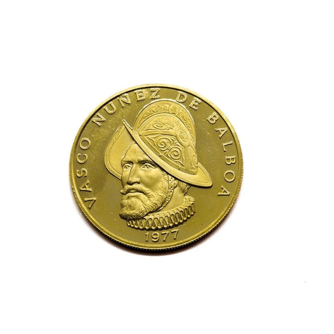 Panama. 100 Balboas 1977 Birth of Balboa