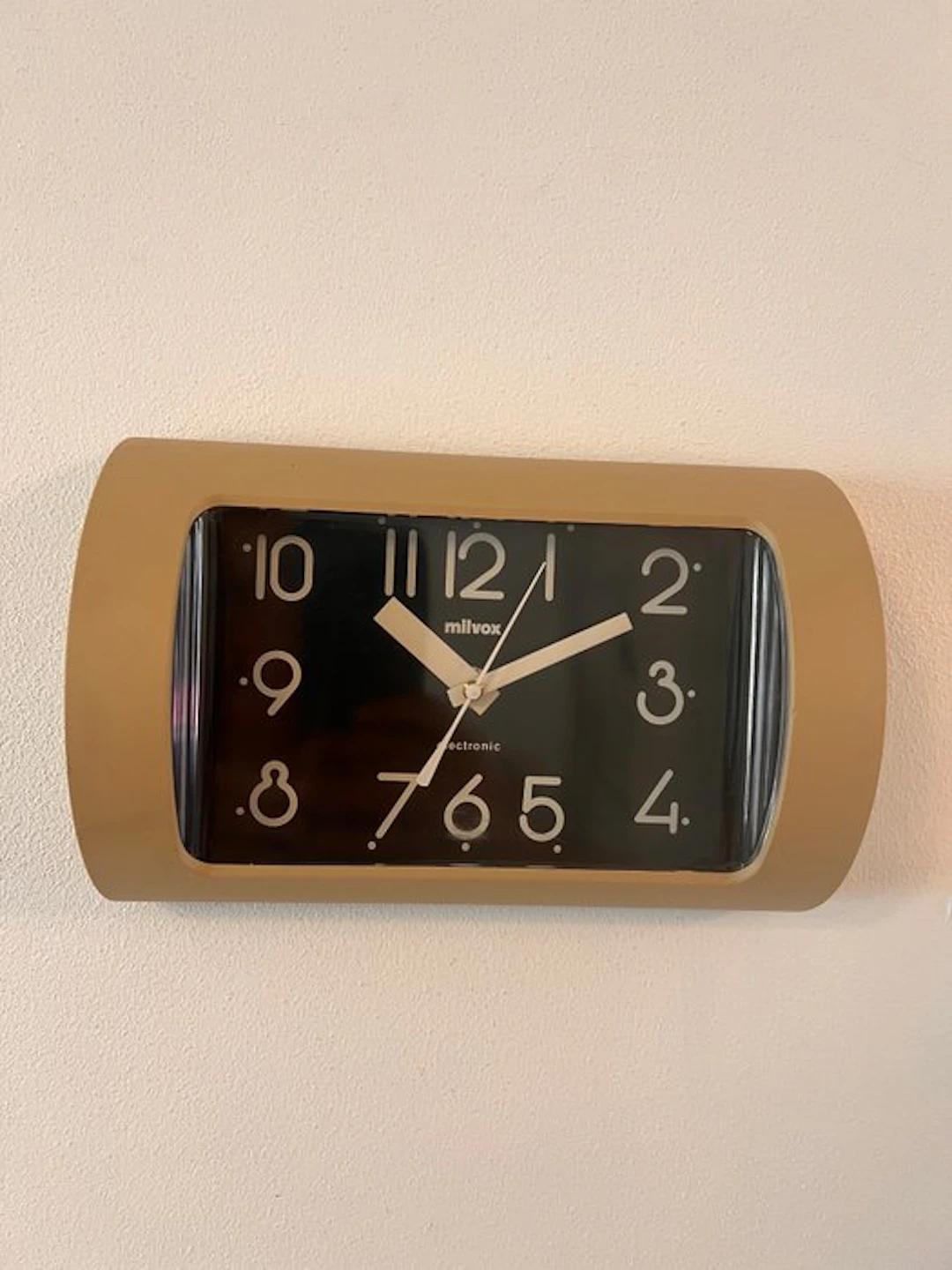 Wall clock - Space Age - Plastic - 1960-1970 - NO RESERVE