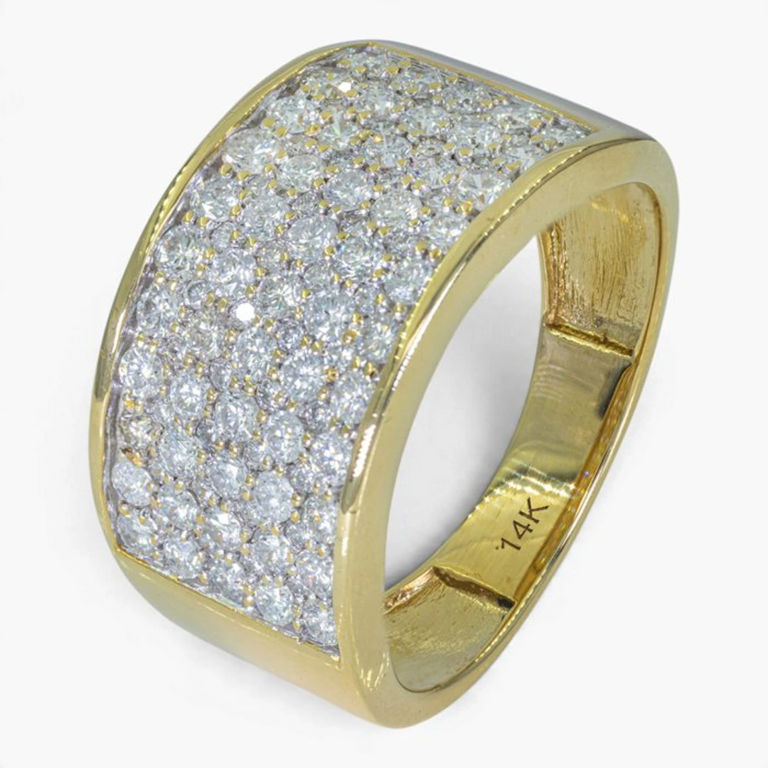 No reserve price - Ring - 14 kt
