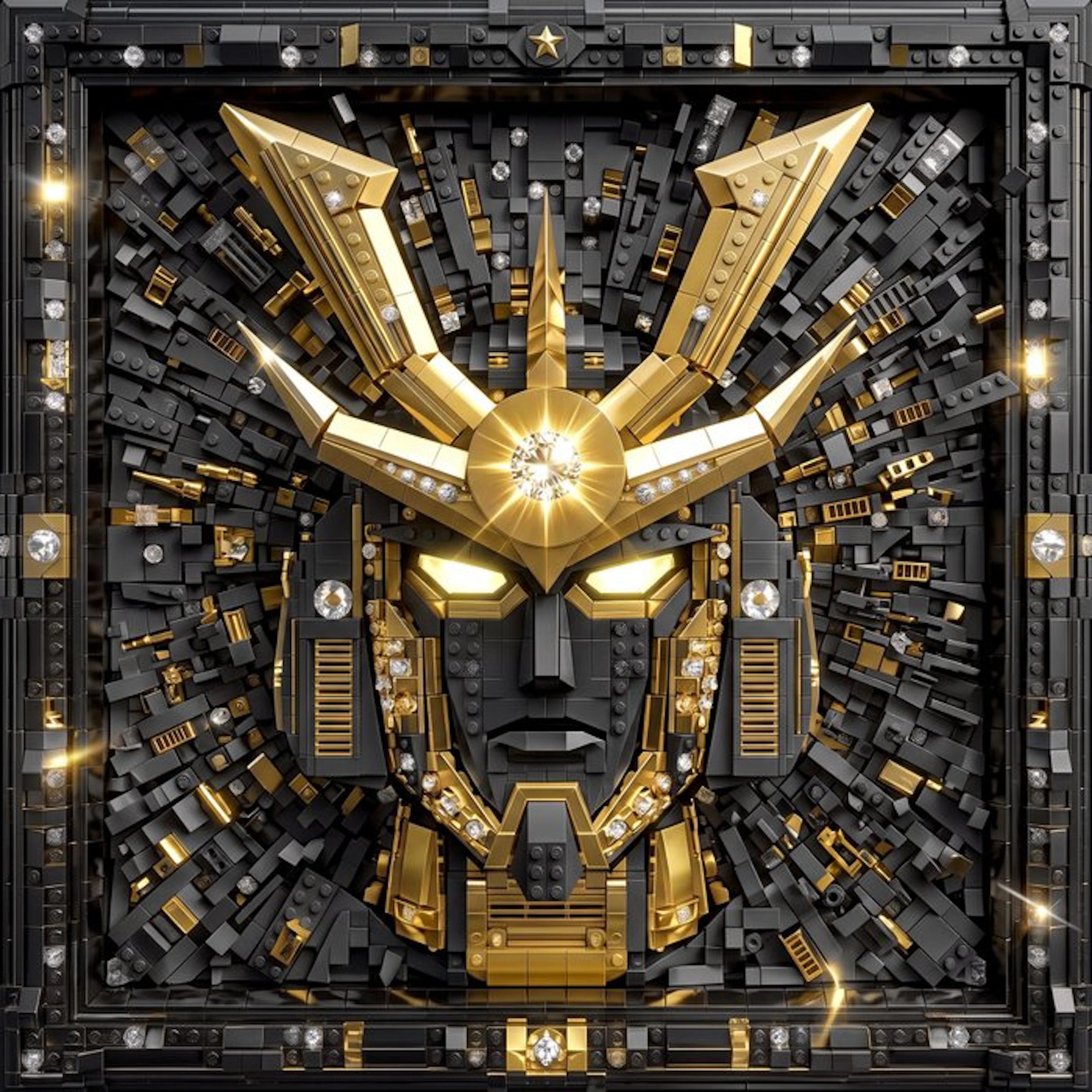 Artxlife - Daitarn 3 Gold & Swarovsky Reflections
