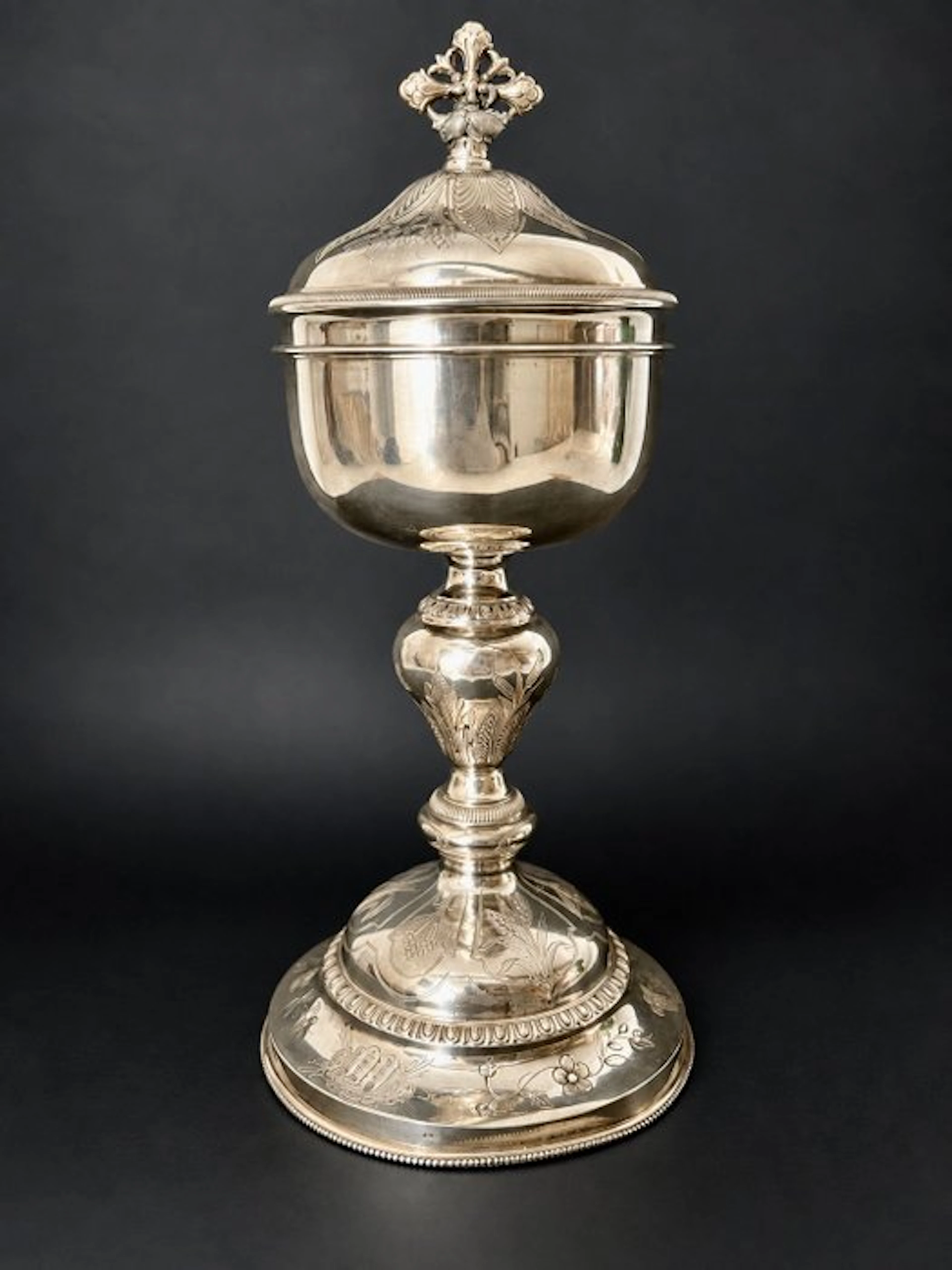 Ciborium - Vermeil, .950 silver - 1800-1850 - Neoclassical ciborium