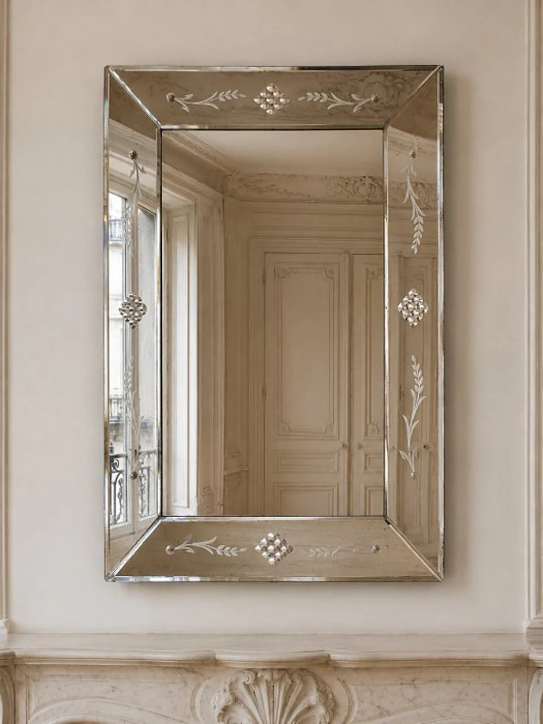 Mirror - Glass - Venetian Mirror, c. 1900