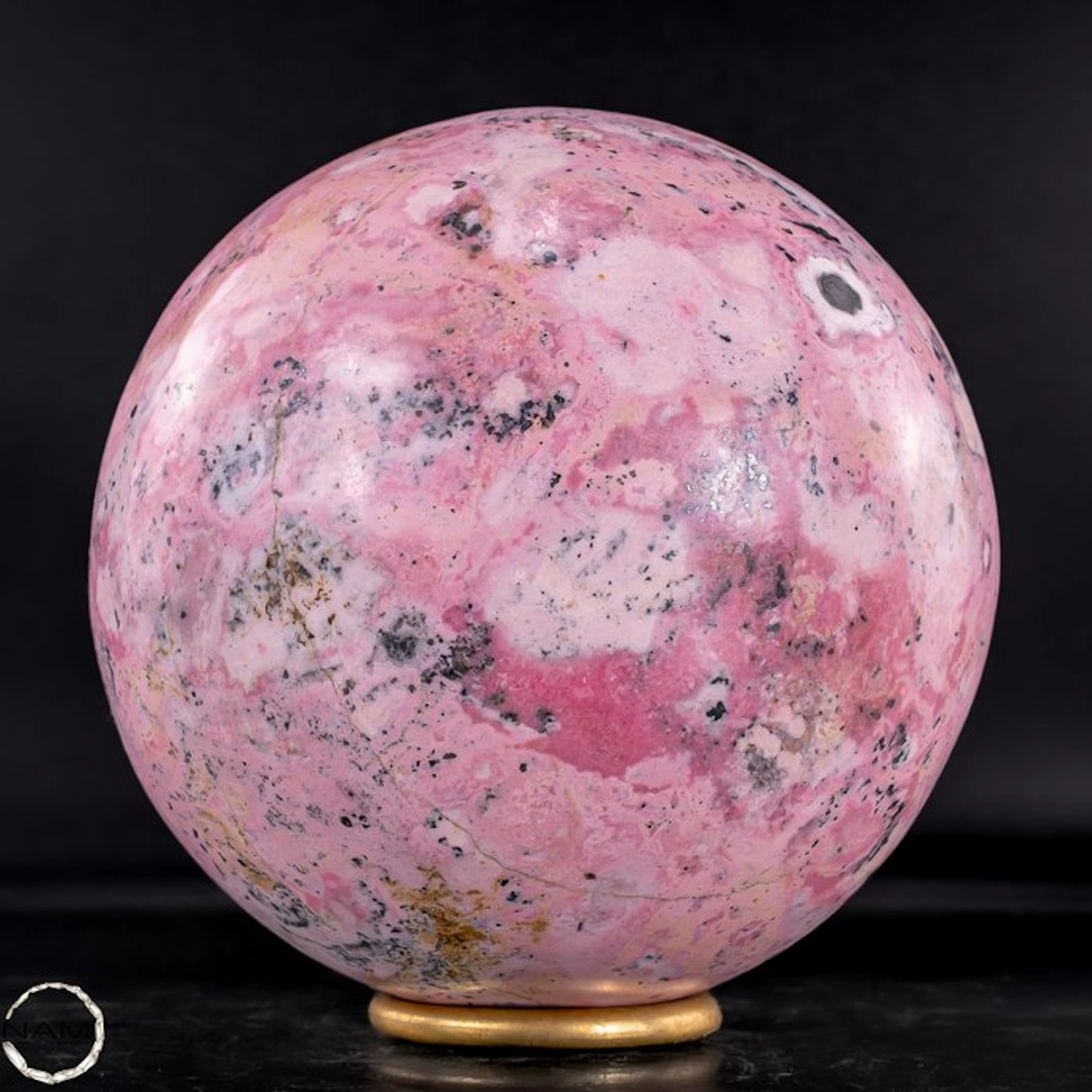 Exquisite rhodochrosite sphere – The essence of love and harmony- 2288.63 g