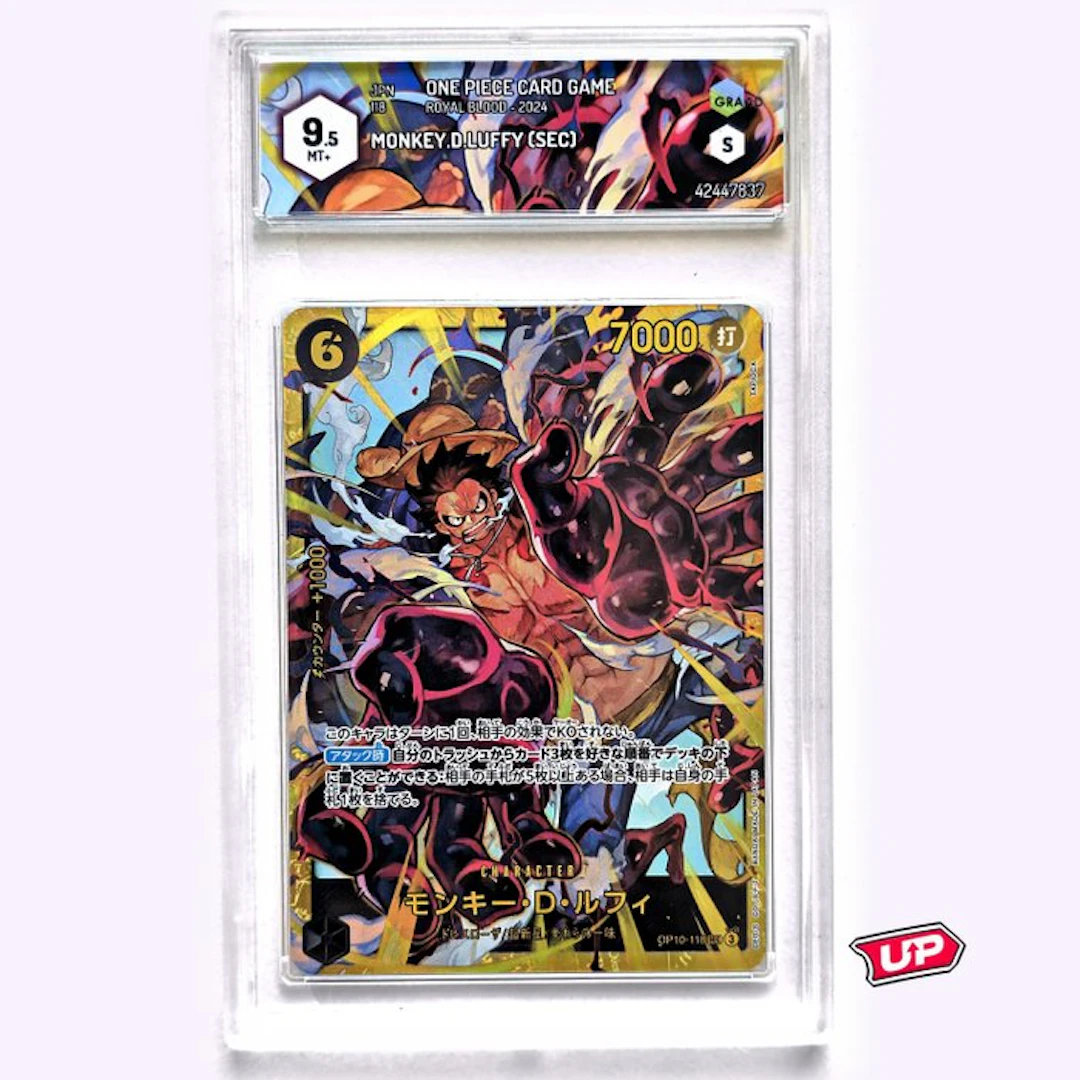 One Piece Graded card - One Piece - Monkey.D.Luffy SEC - Graad 9.5