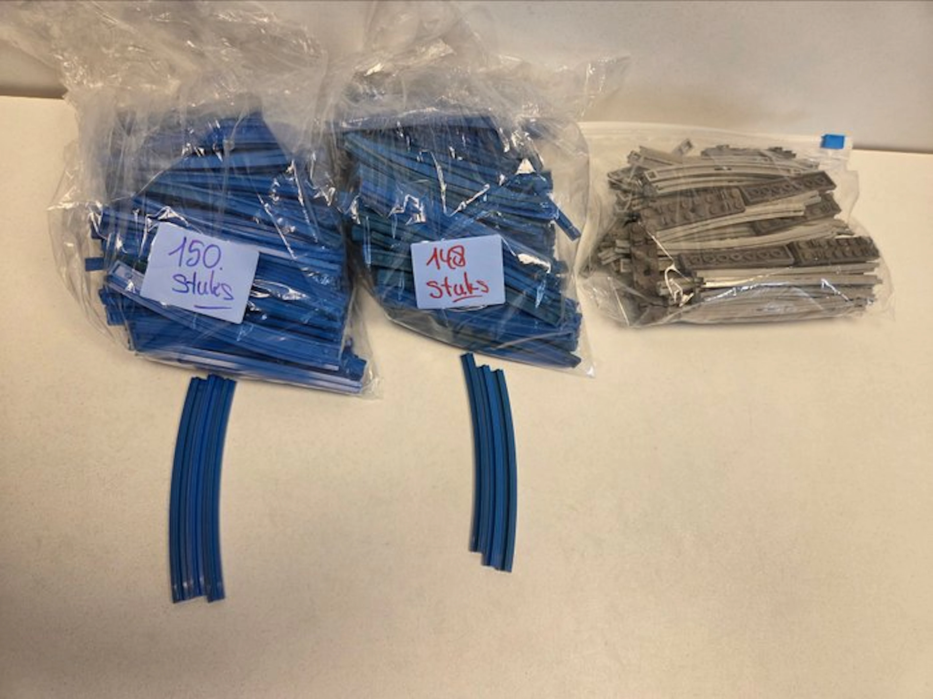LEGO Pieces - Partij Vintage trein rails