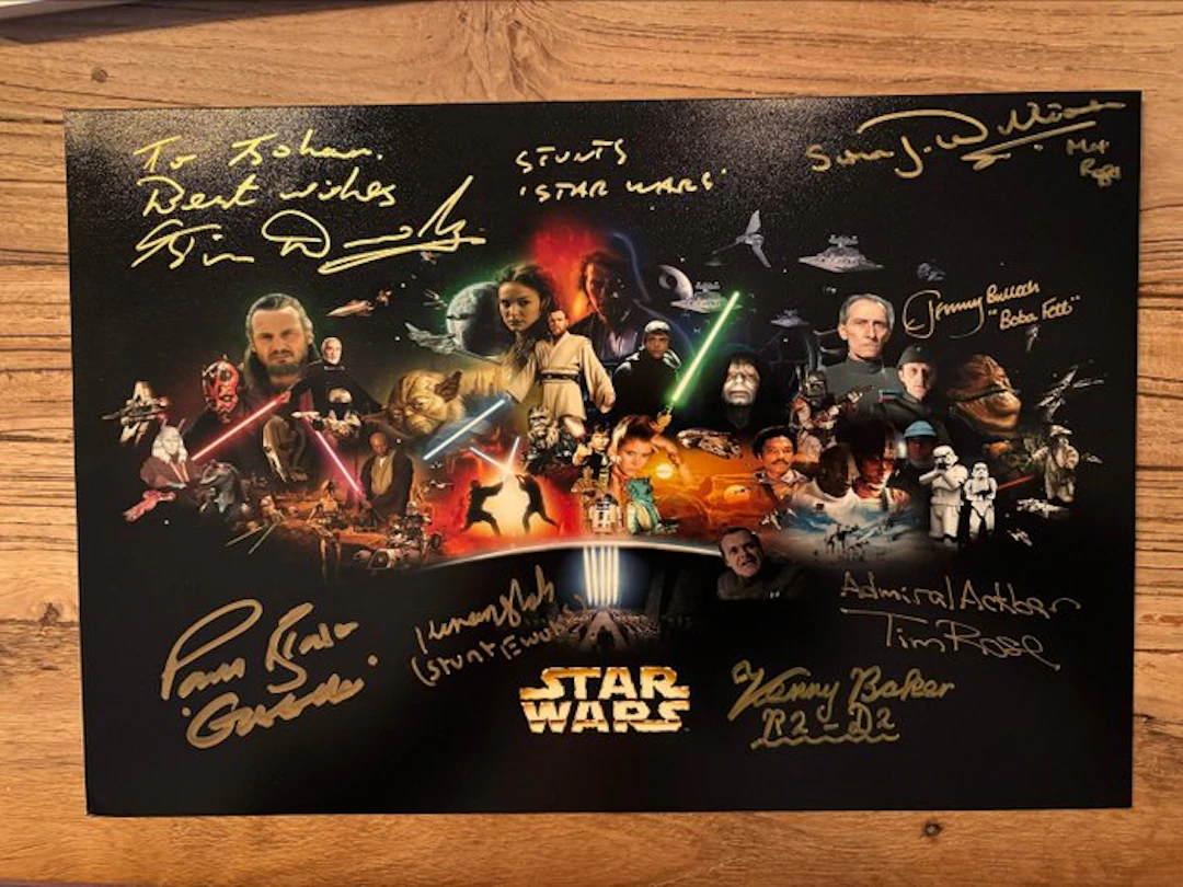 Star Wars - Autograph Mega-Set – Multi-signed poster