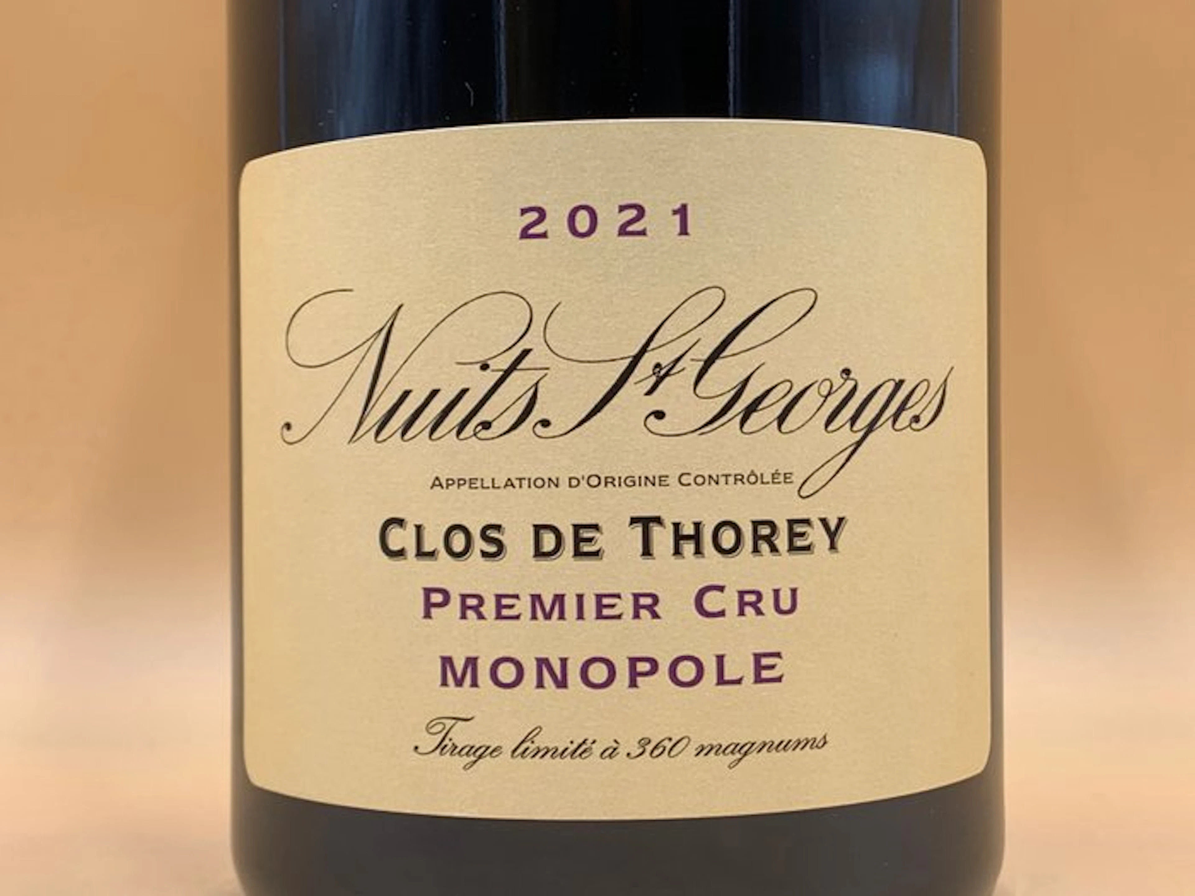 2021 Domaine de la Vougeraie "Clos de Thorey" Rouge - Nuits St