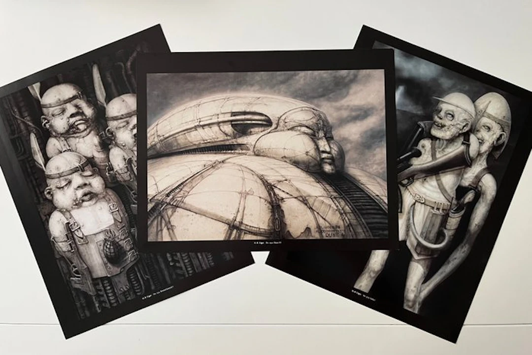 HR Giger - Tríptico - (x3) - Biomecánica - 2000s