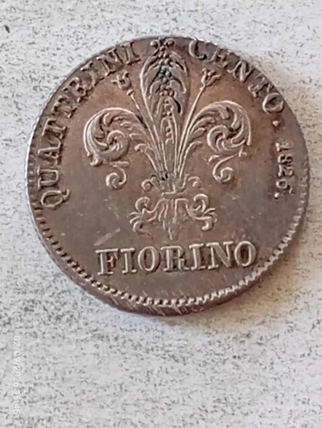 Italy, Granduchy of Tuscany Leopold II. Fiorino 1826