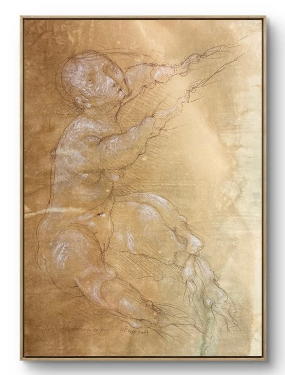 Robert Detheux (1932-2010) - La femme métamorphosée en puce – 2007