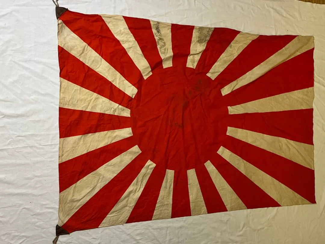 Rare WW2 Japanese Imperial Japanese Navy Flag - Personal...