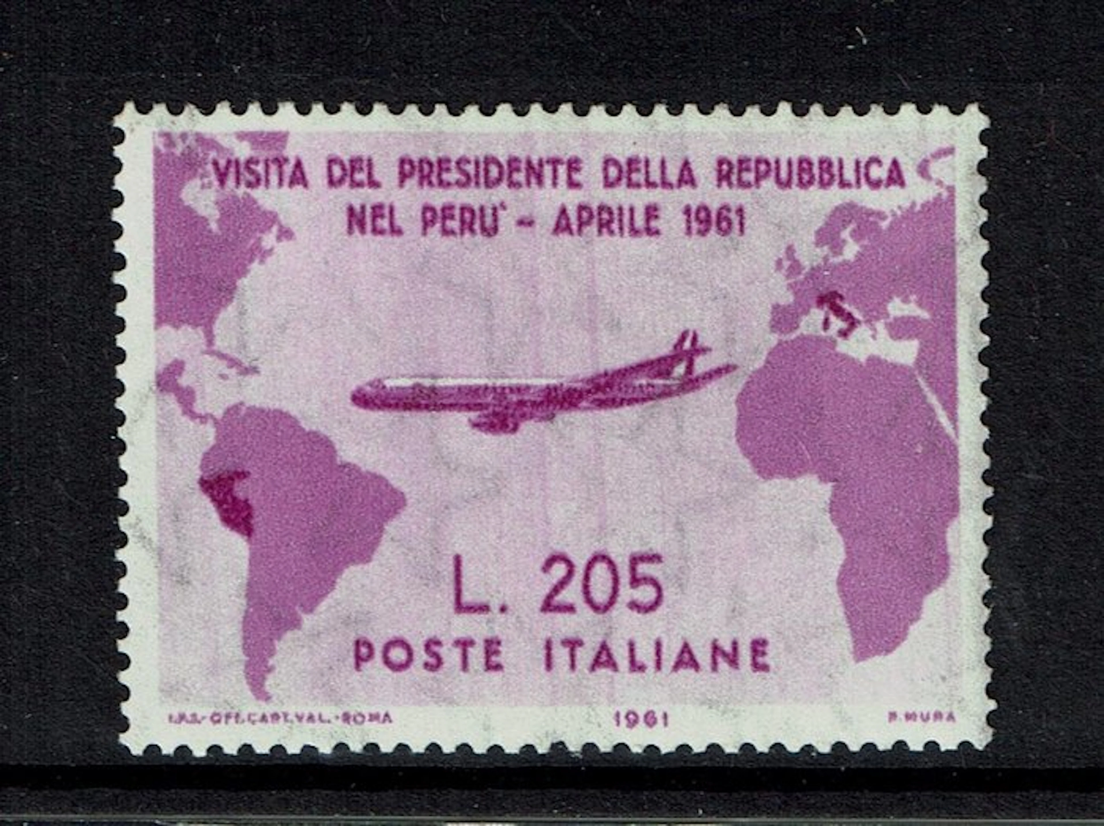 Italian Republic 1961 - Visit of President Gronchi to the United States