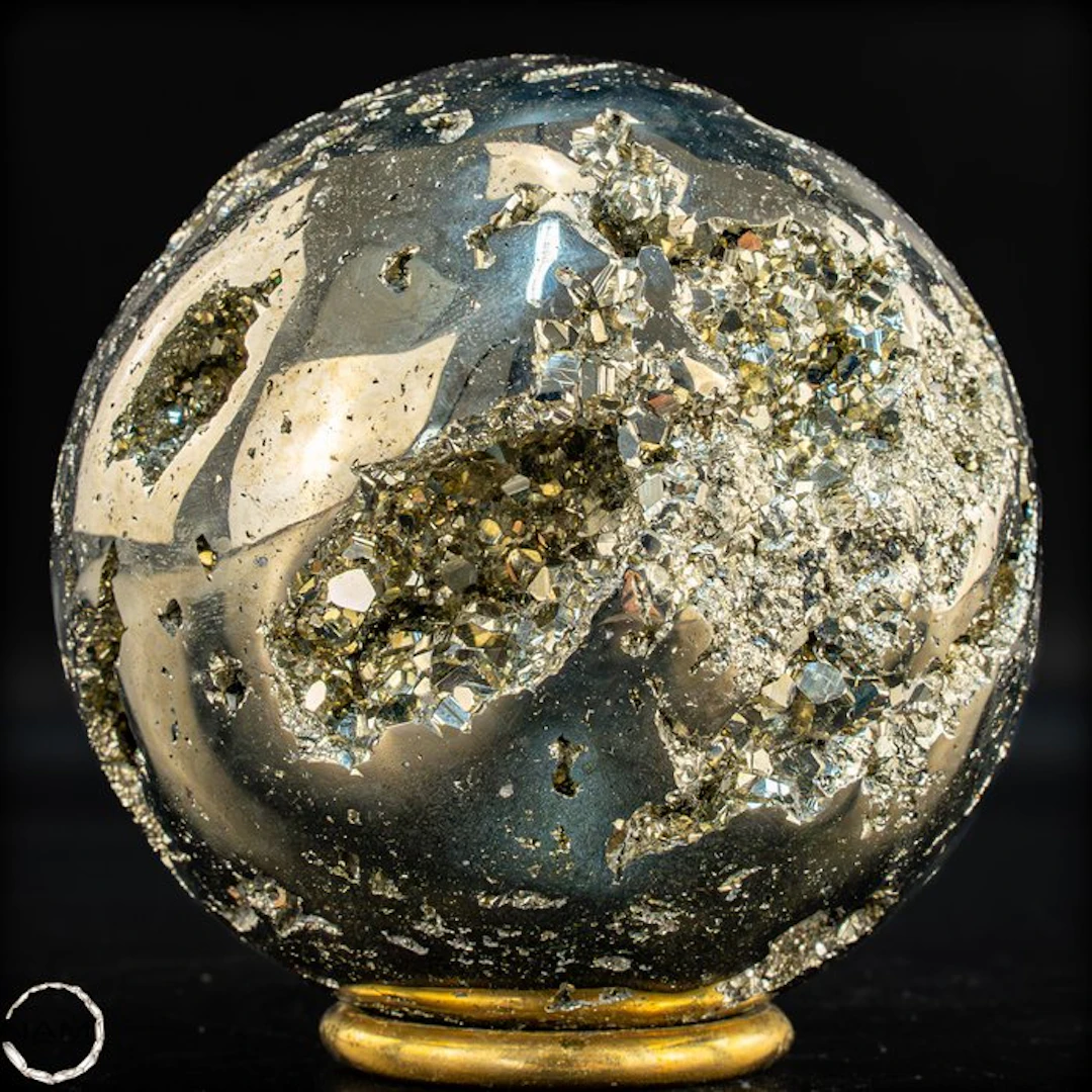 First Quality Natural Golden Pyrite Sphere- 1460.25 g