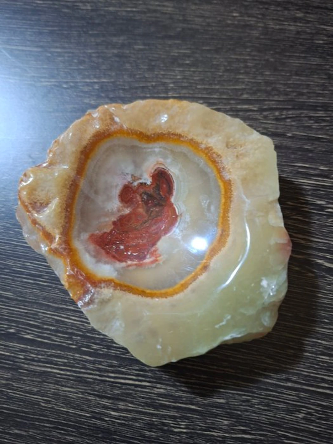 Ashtray - Onyx - Vintage onyx ashtray
