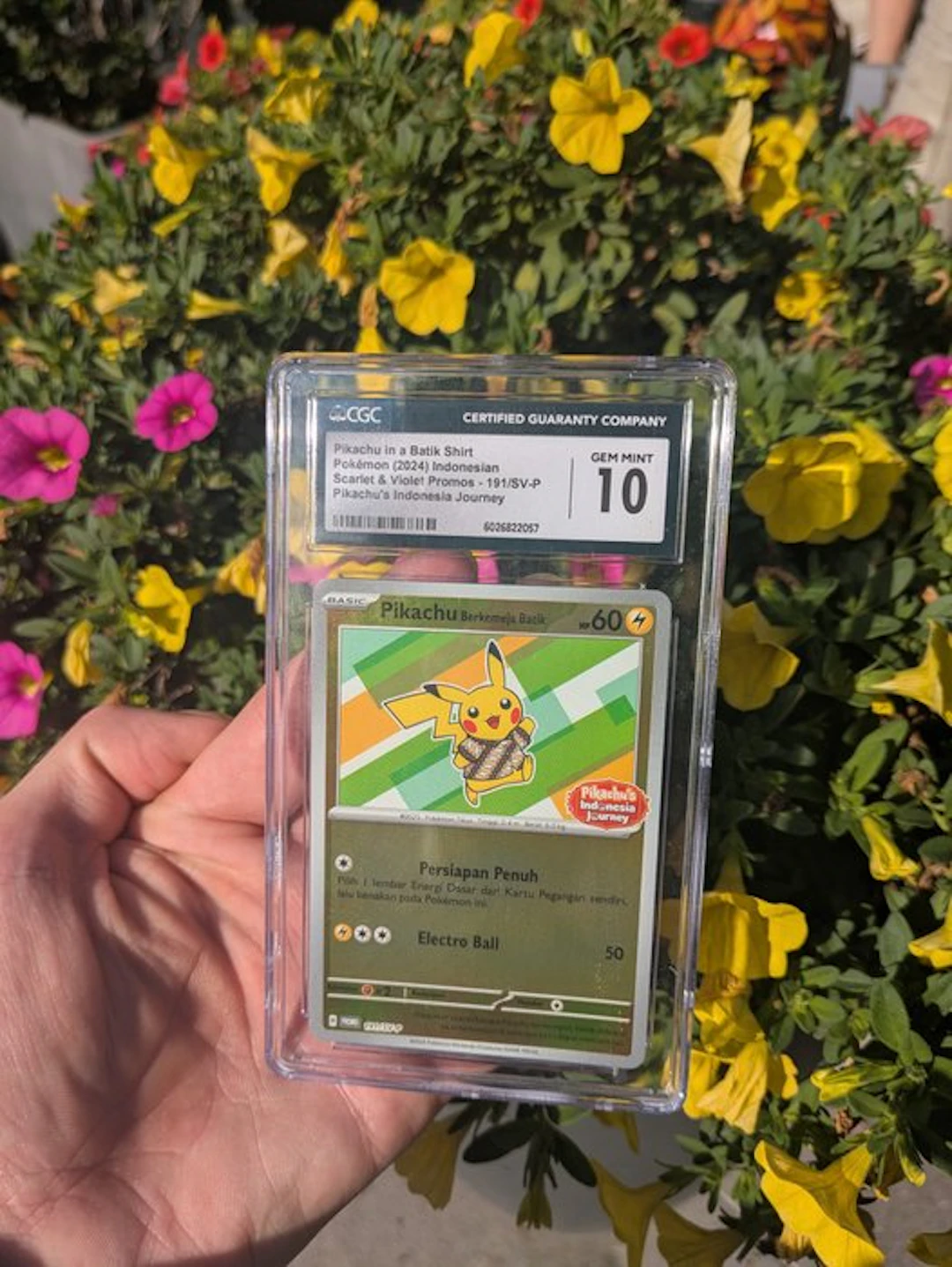 Pokémon - 1 Graded card - Pikachu 191/SV-P Promo card