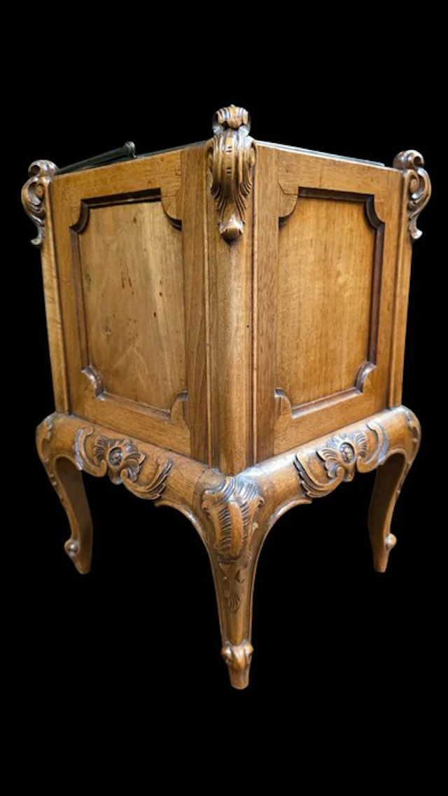 Portable stove - Walnut - Dutch tea stove