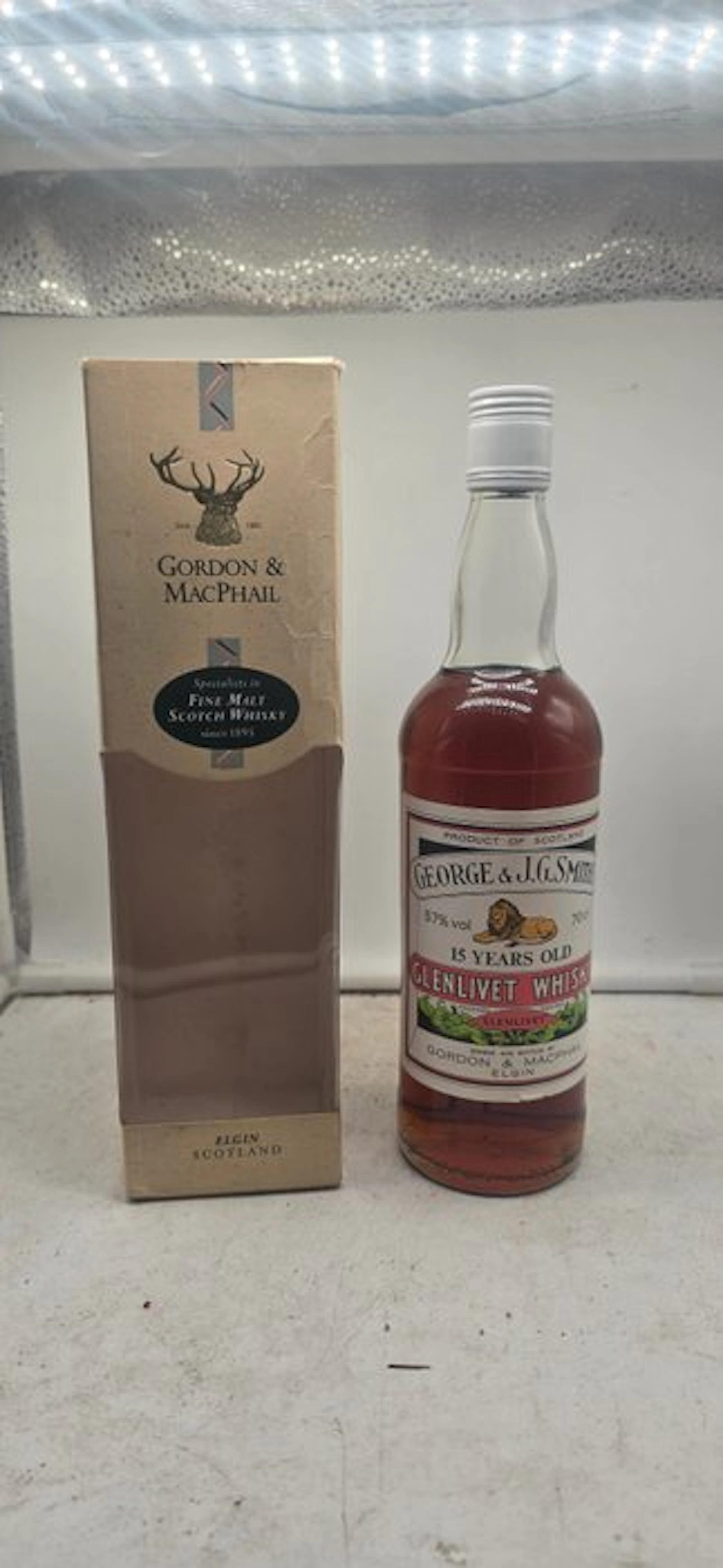 Glenlivet 15 years old - Gordon & MacPhail - b. 1990s - 70cl