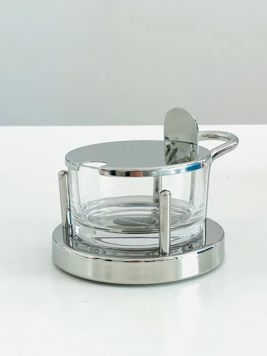 Alessi - Ettore Sottsass - Kitchen container - Glass, Steel - Cheese