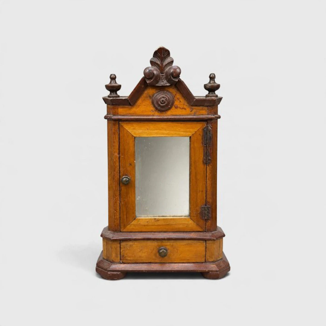 Cabinet - Wood - Miniature jewelry holder.
