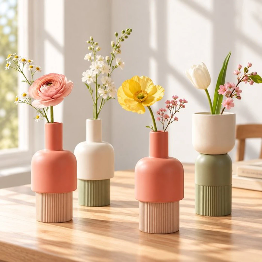 Cloudnola - Renée Vendrig - Vase (4) - 2 sets of 2...