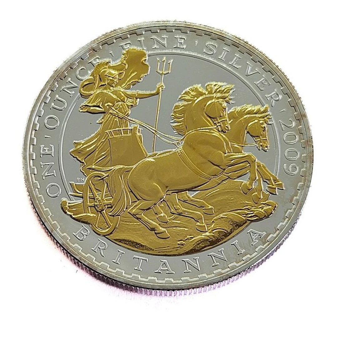 United Kingdom. 2 Pounds 2009, Brittania, 1 Oz