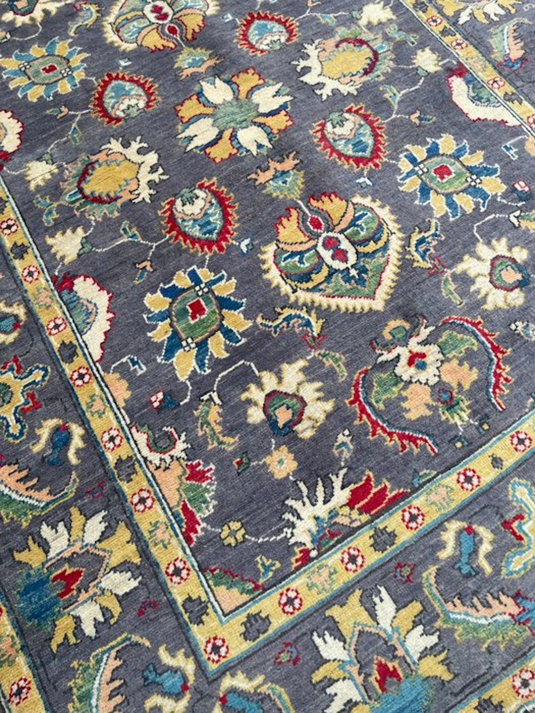 Afghan modern Ziegler - (unused) - hand-knotted - wool...