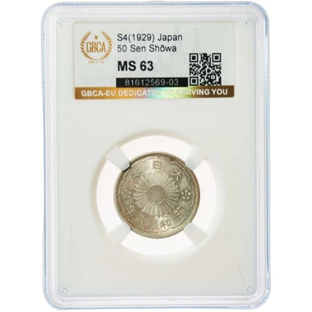 Japan. Shōwa. 50 Sen Japan mint, 1929. GBCA EU - MS 63 (No reserve price)